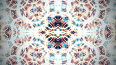 Cosmic Neon Pop Fractal Horizontal