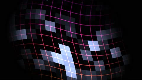 Crystal Grid Tech Field Futuristic