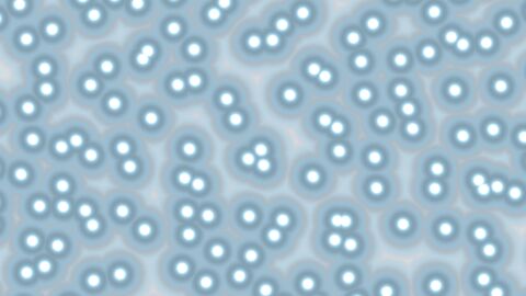 Crystalline Ice Surface Simulation Glacial