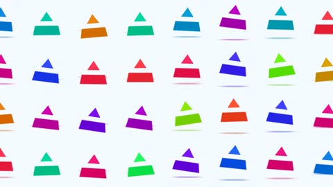 Cute Paper Boat Rainbow Seamless
