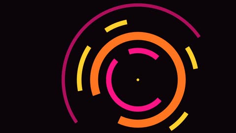 Cyber Concentric Segmented Tech Rings