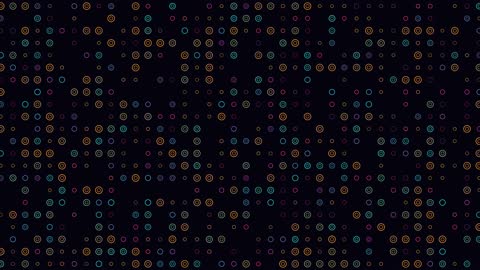 Cyber Festival Concentric Ring Grid