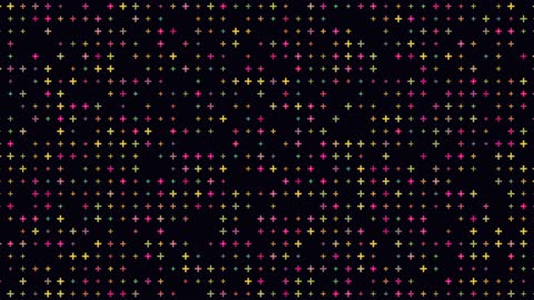 Cyber Festival Geometric Cross Grid