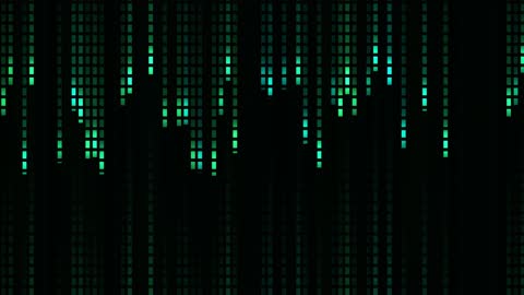 Cybernetic Binary Rain and Digital