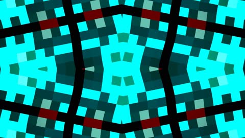 Cybernetic Fractal Glitch Matrix Horizontal
