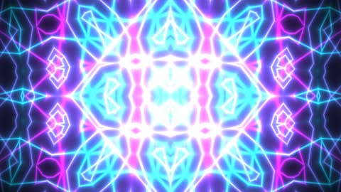 Cybernetic Neon Lattice Fade Loop