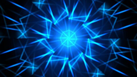 Dark Cyber Geometric Mandala Overflow
