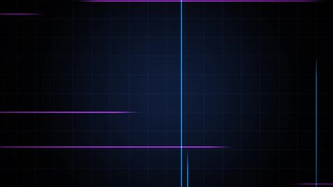 Dark Cybernetic Digital Grid Glow