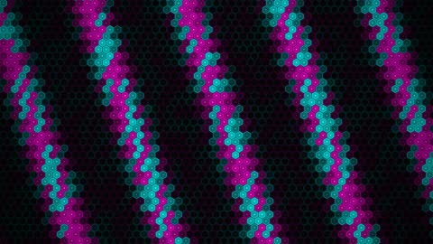 Dark Cyberpunk Neon Pulse Hex