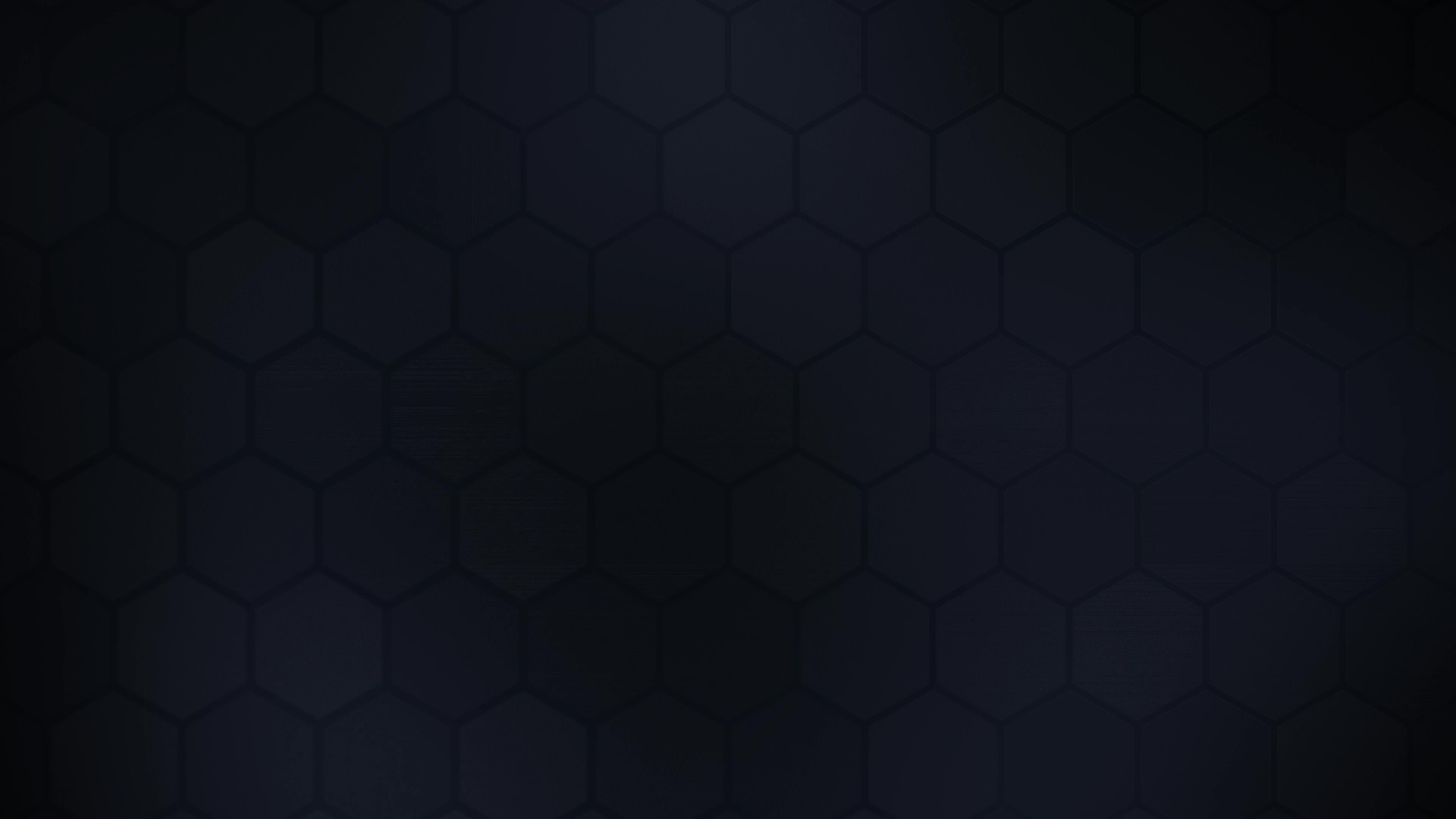 Dark Frosted Glass Hexagon Background