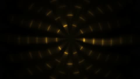 Dark Gold Circuit Mandala Geometry