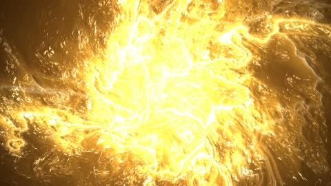 Dark Gold Fractal Shards Tunnel