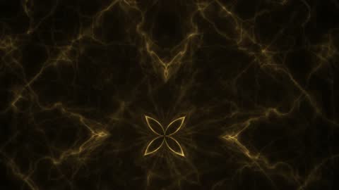 Dark Gold Fractal Vortex Grid