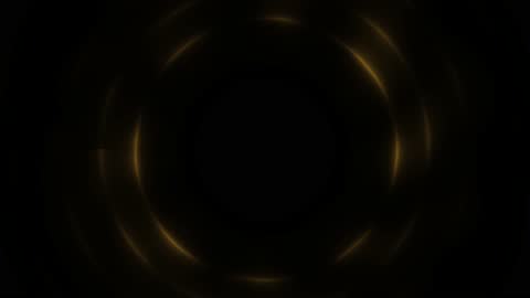 Dark Gold Liquid Orbit Rings