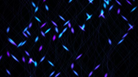 Dark Midnight Digital Neural Synapse