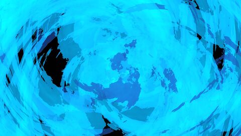 Dark Midnight Fractal Storm Energy