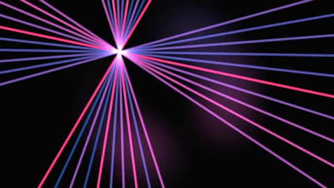 Dark Midnight Geometric Prism Light