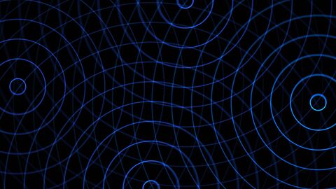 Dark Midnight Radial Waveform Energy