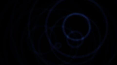 Dark Midnight Smoke Rings Abstract