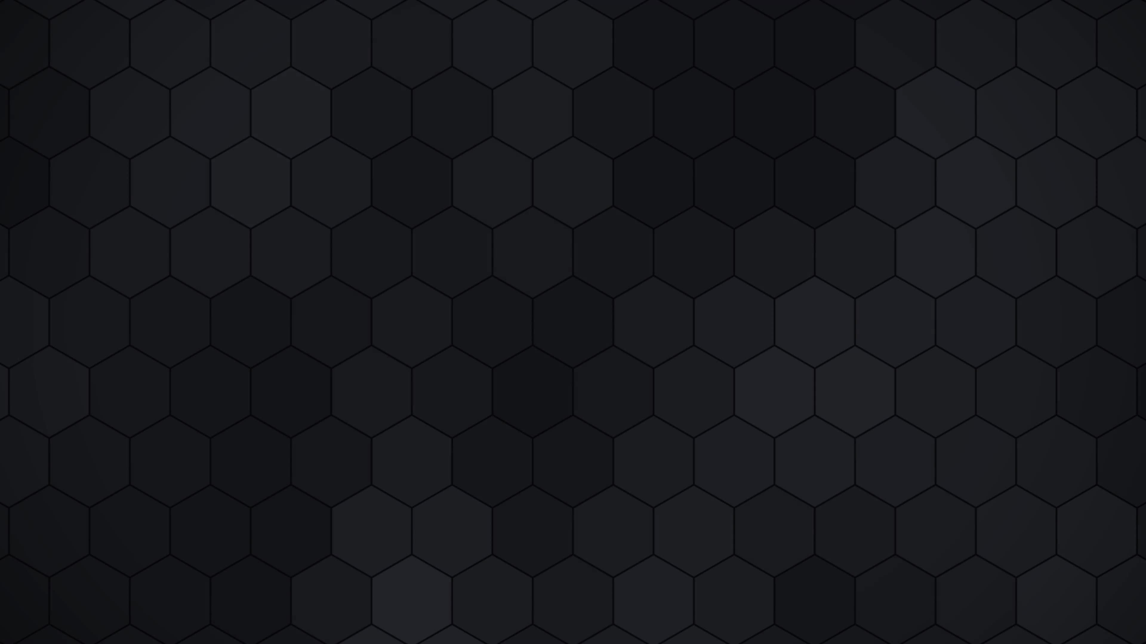 Dark Modern Geometric Hexagon Background