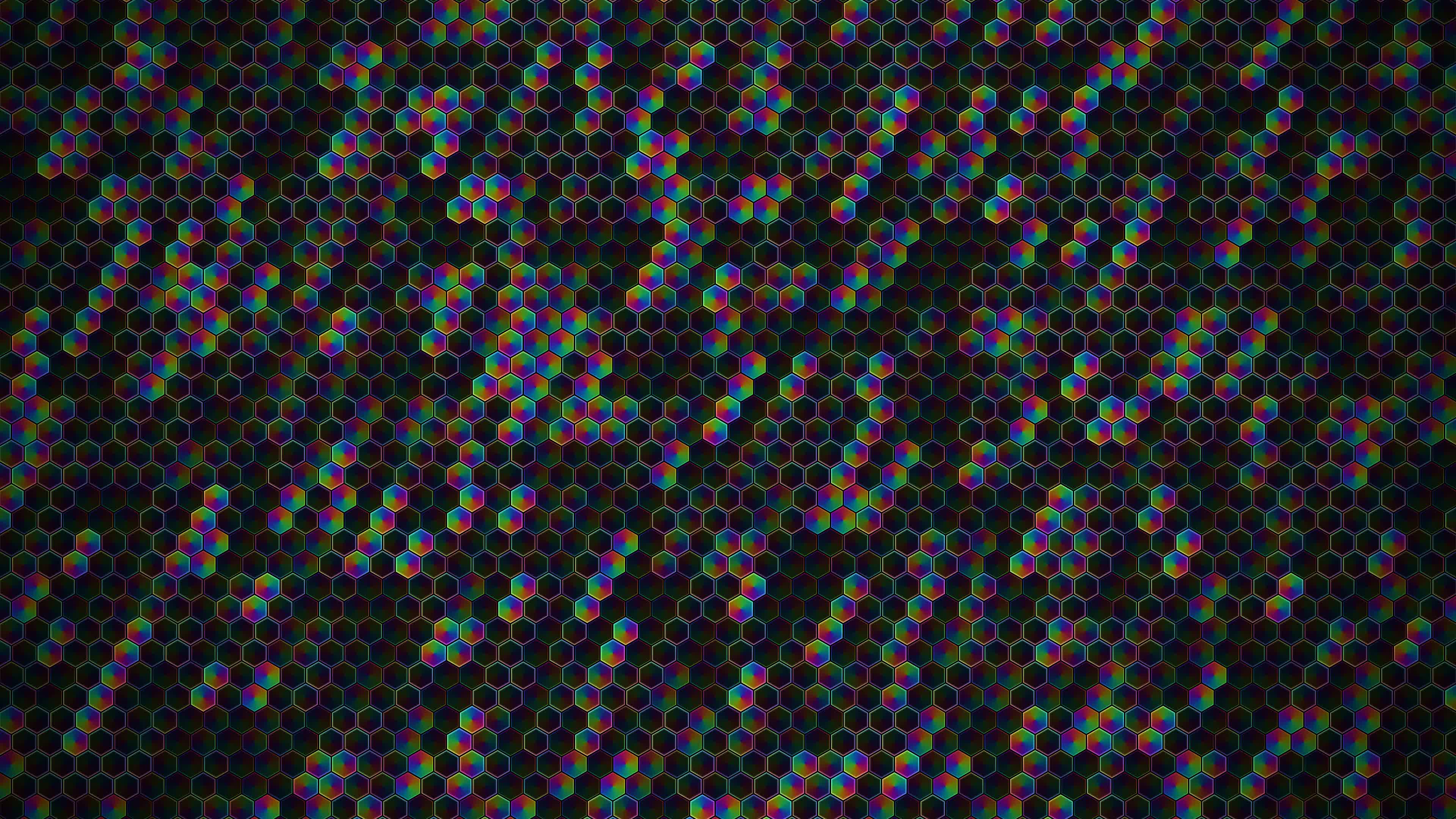 Dark Prism Crystal Hex Grid