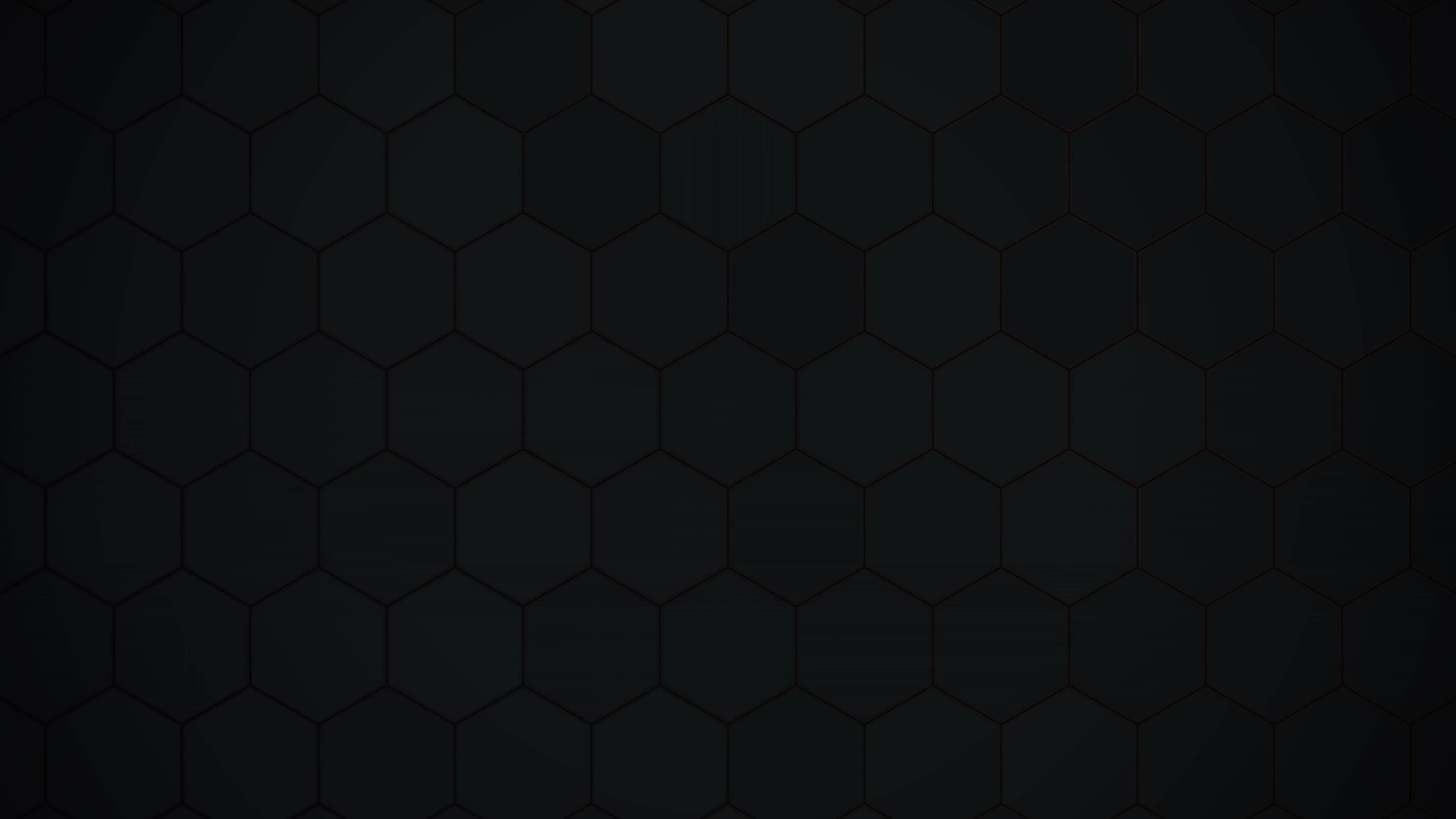Dark Prism Refraction Hexagon Background