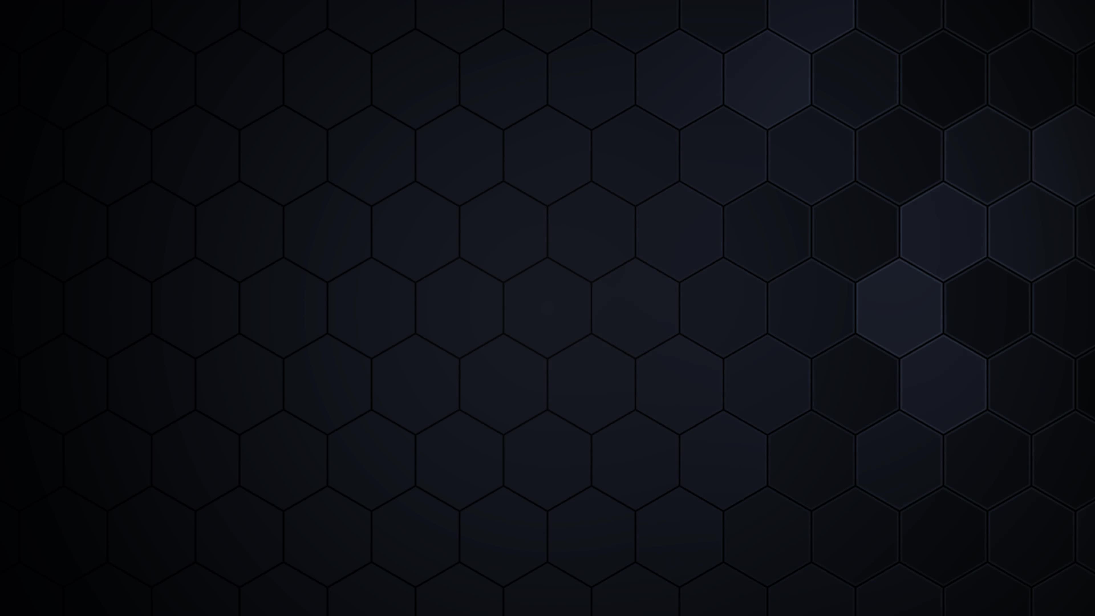 Dark Slate Hexagonal Geometric Background