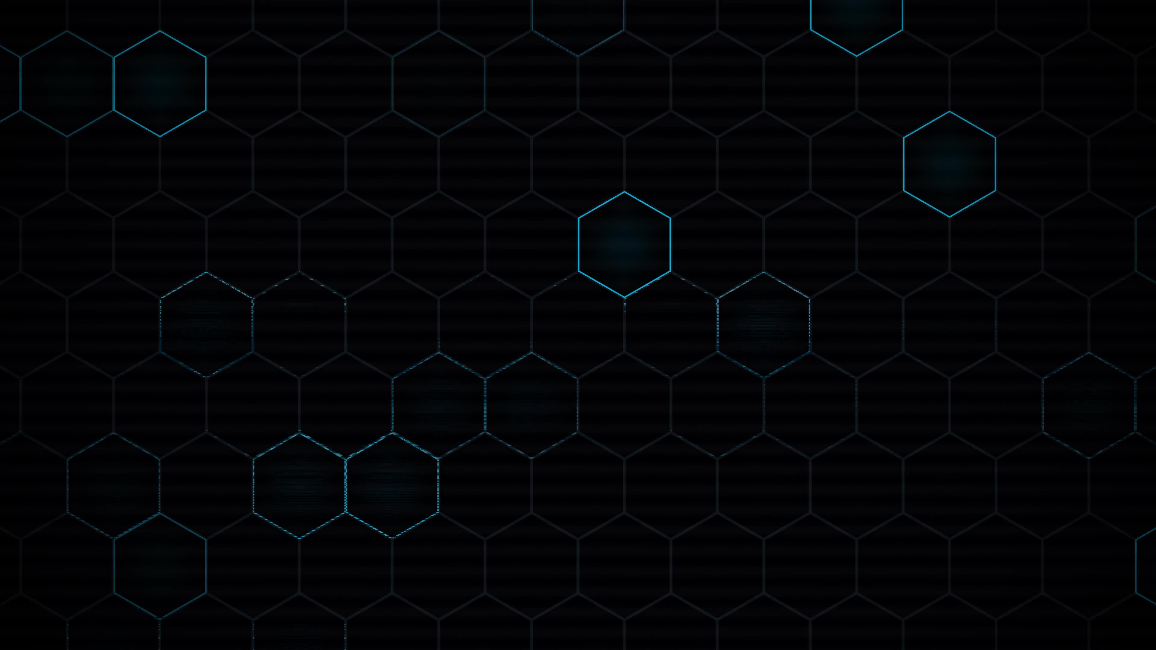 Dark Stealth Cybernetic Hexagon Background