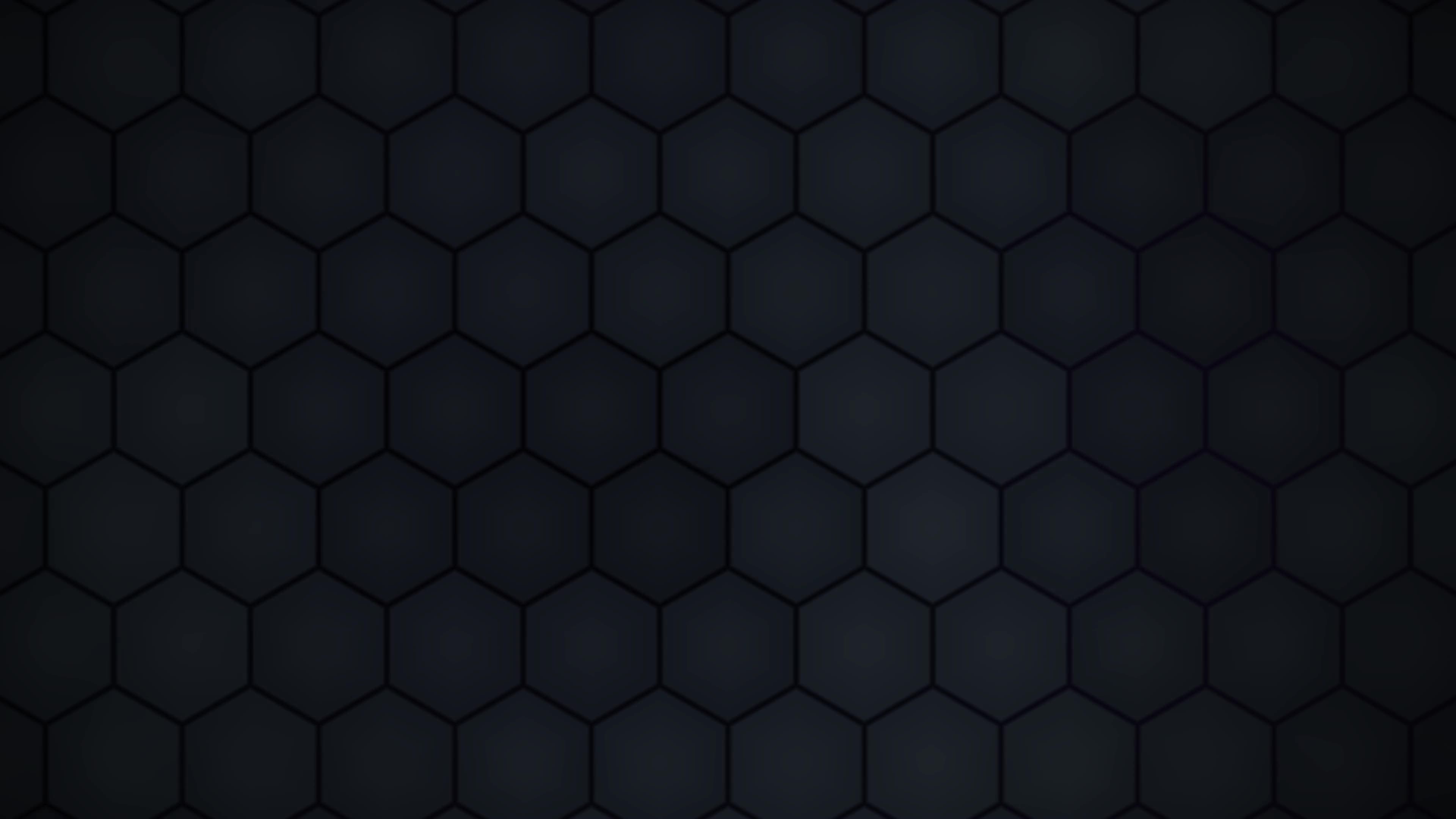 Deep Nebula Dark Hexagon Background