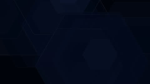 Deep Night Blue Hexagons with