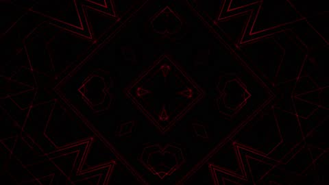 Deep Obsidian Crimson Flow Horizontal