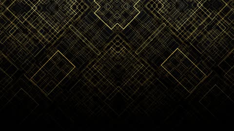 Deep Obsidian Gold Facet Horizontal
