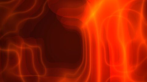 Dense Crimson Lava and Molten