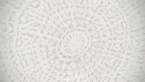 Dense Paper Microline Mandala Field