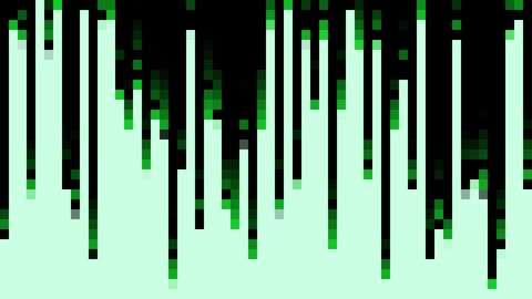 Digital Data Stream Animation Abstract