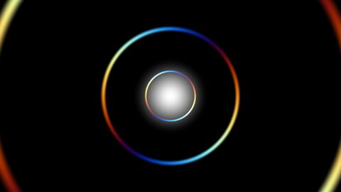 Digital Warp Tunnel Animation Abstract