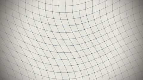 Distorted Technical Mesh Grid on