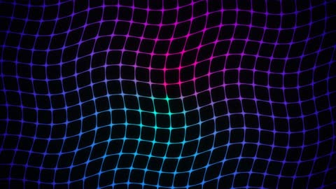 Dynamic Moir Pattern Interference Wave