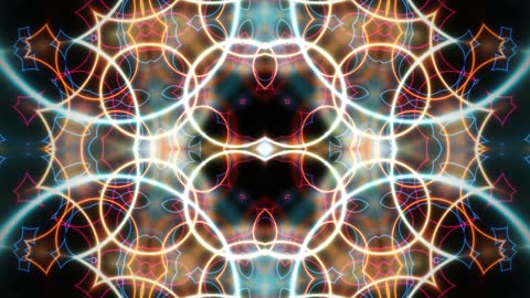 Dynamic Neon Fractal Pulse Dance