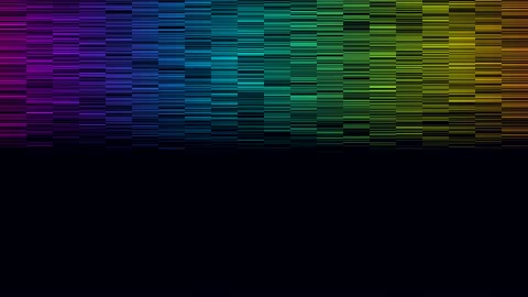Dynamic Neon Laser Beam Rain