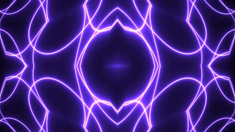 Dynamic Neon Plasma Fractal Pulse