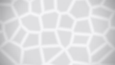 Dynamic White Polygonal Interior Wall