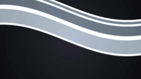 Elegant Brushed Metallic Ribbons Horizontal