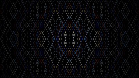 Elegant Dark Silver Prism Fractal