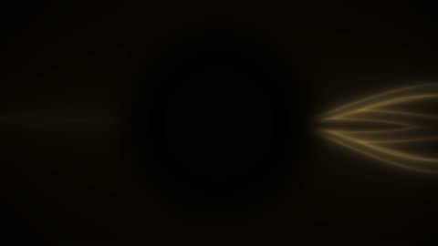 Elegant Golden Silk Horizon Fractal