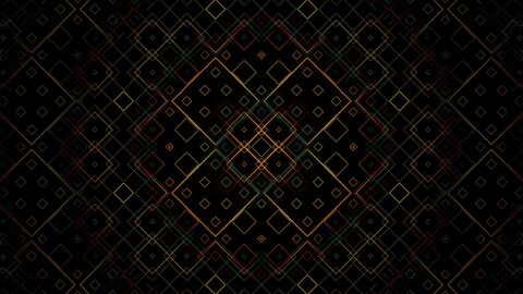 Elegant Golden Star Cross Fractal