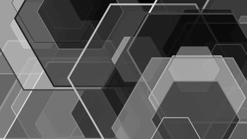 Elegant Grayscale Hexagons on Both