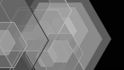 Elegant Hexagon Drift with Grayscale