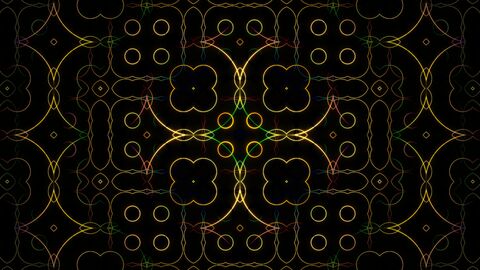Elegant Molten Gold Fractal Background