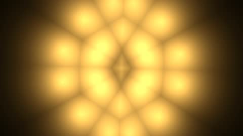 Ethereal Golden Smoke Abstract Fractal